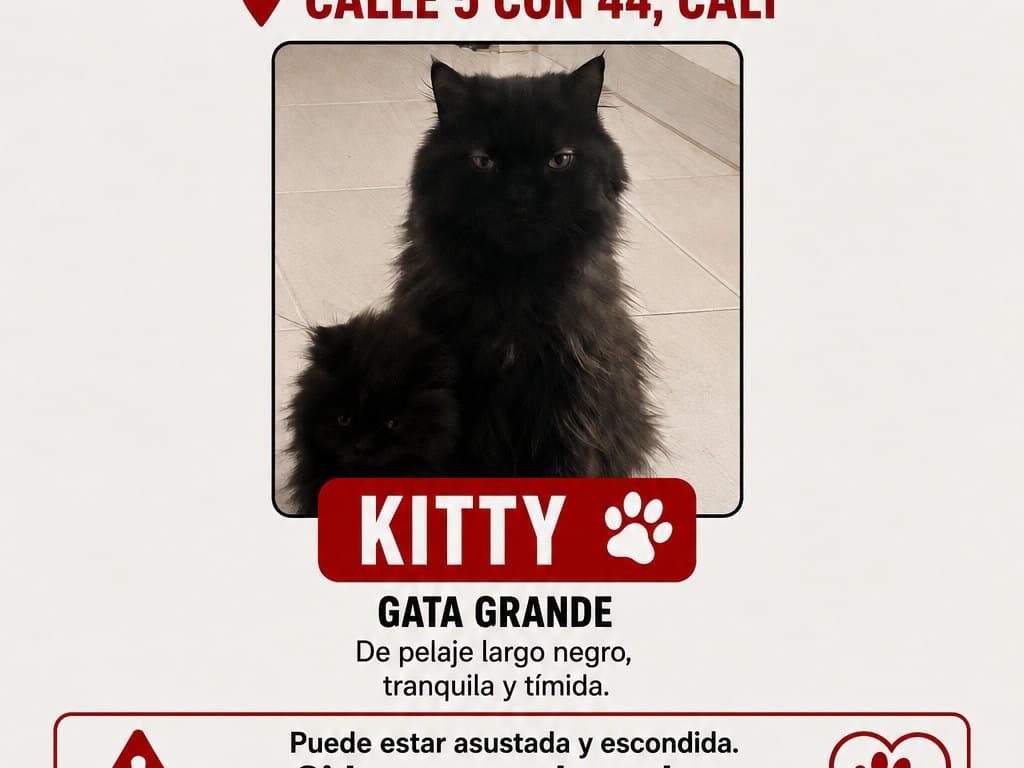 gato perdido en Cali